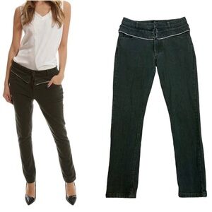 Revolve RTA army green zipper top tapered leg jeans Sz 28 🇨🇦